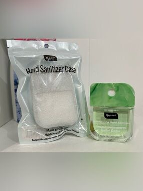 b.pure Moisturizing Hand Sanitizer and Holder Set - Twilight Dance Scented